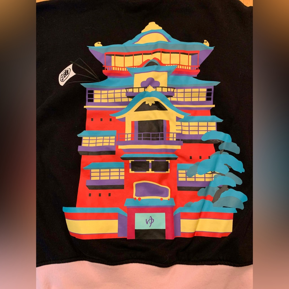 Her Universe Spirited Away Black and Pink Cardigan Size Small - Picture 4 of 10